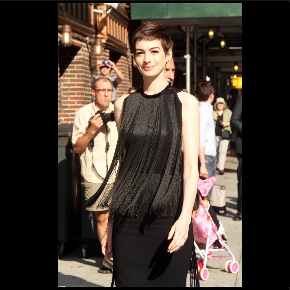 Stella Mccartney Fringe Mini Dress 2012 Collection View 3